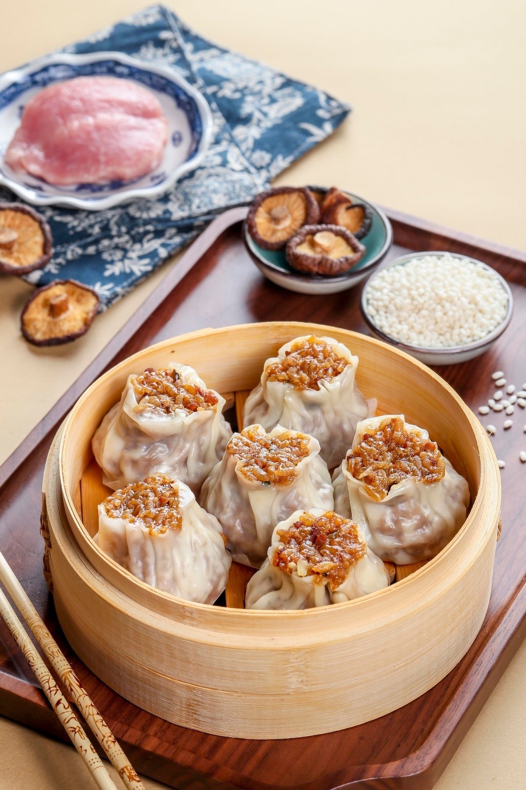 上海包邮上海老咪道799元抢5盒肉丁烧卖共30只顺丰京东直邮用心选好料