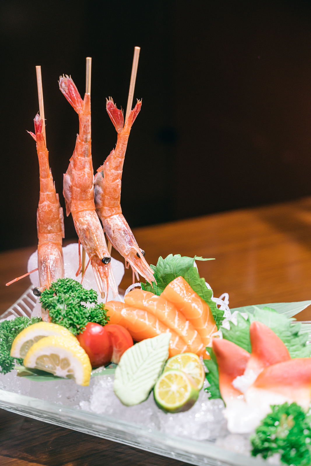 【日料 现场大虾拼盘咖喱大虾